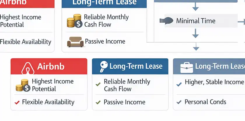 Airbnb vs. long term lease vs. corporate rental